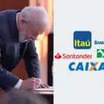 Presidnete Lula - Bancos (Foto: Reprodução, Montagem - TV Foco)