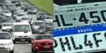 Rodovia / Placas de carros - Montagem: TVFOCO