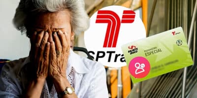 SPTrans realiza bloqueios em massa de cartões de bilhete único e idosos são os mais afetados (Foto Reprodução/Montagem/Lennita/Tv Foco/Canva/SPTrans)