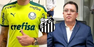 Teixeira revira os cofres do Santos por camisa 9 do Palmeiras e contratação chega voando na Vila: “Vendido”