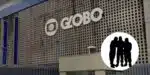 Sede da Globo / Sombras de pessoas - Montagem TVFOCO
