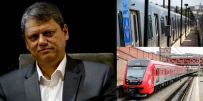 Tarcísio de Freitas, metrô e CPTM (Fotos: Reproduções / Aloisio Mauricio / Estadão / Edson Lopes /  Internet)