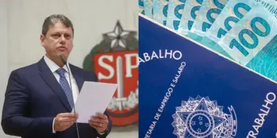 Novo 14º salário em SP: Tarcísio dá canetada em nova lei do abono com R$ 1.640 mil a milhares de paulistas
