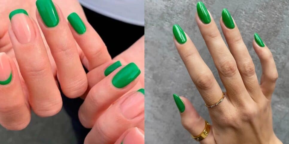 Unhas na cor verde (Foto: Reprodução/ Internet)
