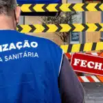 Vigilância Sanitária- Restaurantes fechados (Foto: Reprodução, Montagem - TV Foco)