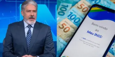 A paralisação de Bonner no JN com ótima notícia a aposentados e mudança no INSS caindo como presente
