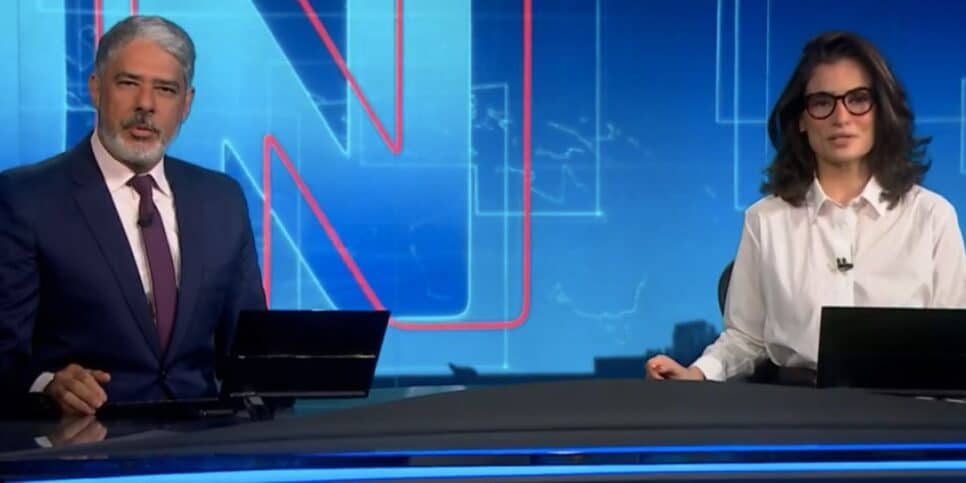 Audiência - William Bonner e Renata Vasconcellos no Jornal Nacional (Foto: Reprodução / Globo)