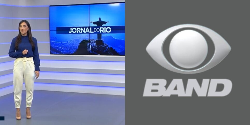 Apresentadora do telejornal da Band - Foto: Montagem
