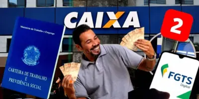 Limpa nas contas do FGTS e abono melhor que o 14º: Caixa chega com 2 vitórias aos CLTs no fim de JUNHO