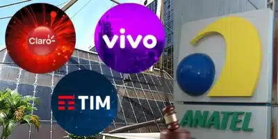 Claro, Vivo, Tim e Anatel (Foto: Reprodução / Canva / Montagem TV Foco)
