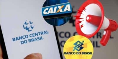 Decreto do Banco Central e bancos Caixa e BB (Foto: Reprodução/ Montagem/ TV Foco)