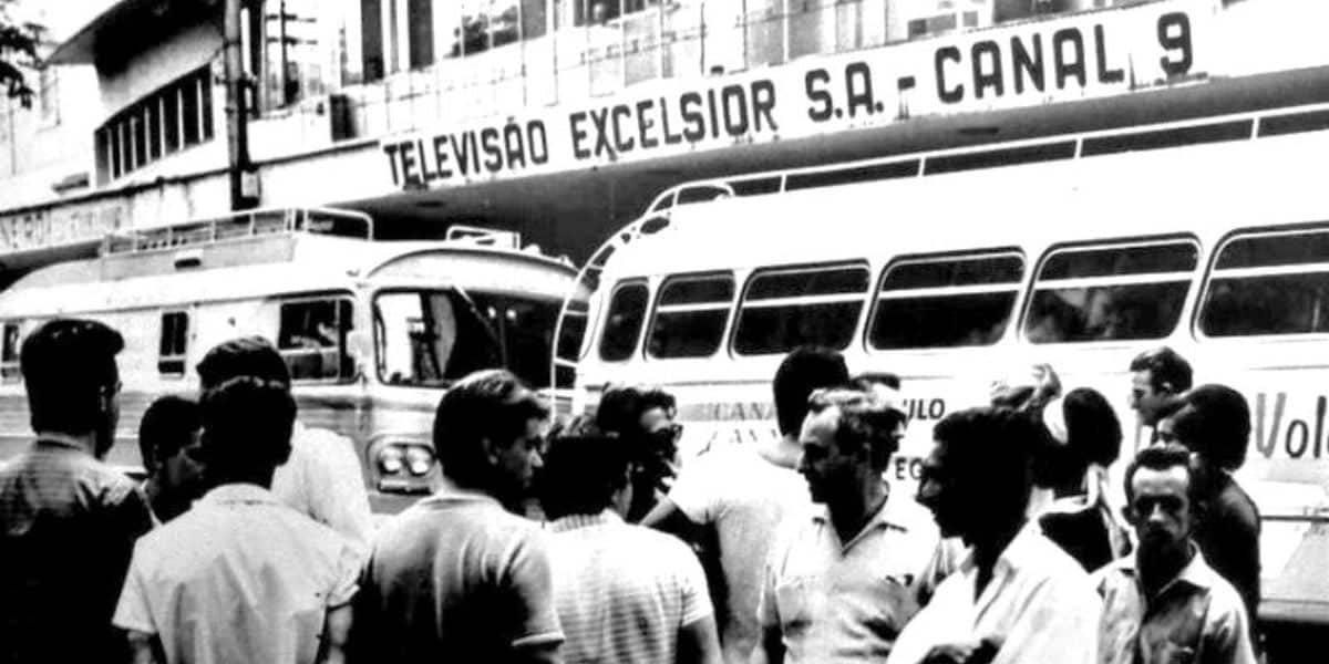 TV Excelsior saiu do ar durante a Ditadura Militar (Foto: Museu da TV)