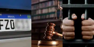 A paralisação da Band confirmando nova lei das placas com decreto de PRISÃO - Foto: Montagem