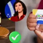 Lei, Simone Tebet e cartão do Bolsa Família (Foto: Reprodução / Gov / Canva)