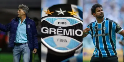 Diego Costa FORA e substituto convocado às pressas: 2 viradas atingem o Grêmio e Renato se desespera