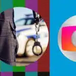 Sinal de TV, polícia e logo da Globo (Foto: Reprodução / Canva / Montagem TV Foco)