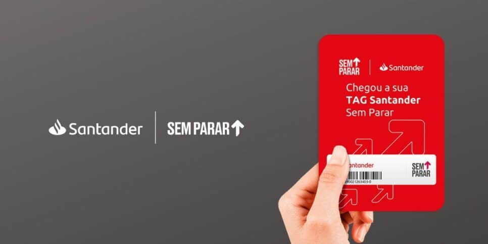 Santander tem a parceria do Sem Parar (Reprodução: Santander/Divulgação)