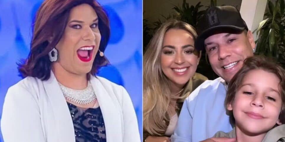 Tiago Barnabé compartilhou registro ao lado da esposa e do filho (Foto: Reprodução/ Internet)