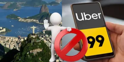 “Infelizmente não está disponível”: Jornal da Globo confirma proibição vital no RJ que atinge a Uber e 99