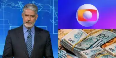 William Bonner não tem o maior salário da Globo (Foto: Reprodução/ Internet/ Montagem TV Foco)