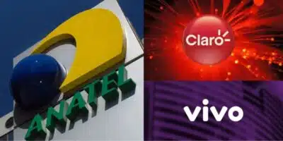 Anatel / Claro / Vivo - Montagem: TVFOCO