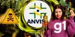ANVISA decretou a proibição de 10 marcas de azeite após risco e situação foi noticiada em jornal da Globo (Foto Reprodução/Montagem/Lennita/Canva/ANVISA)