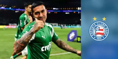 Nova dupla com E.Ribeiro no ataque de Ceni: Contratação de Dudu chega voando ao Bahia após 4 anos no Palmeiras