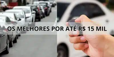Conheça esses cinco carros populares da Volks, Fiat e Chevrolet por até R$15 mil (Foto: Internet)