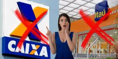 Caixa e Itaú - Foto Reprodução Internet