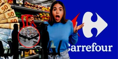 Transação bilionária fez o Carrefour engolir uma das suas maiores rivais dos anos 2000 (Foto: Reprodução/Montagem/Lennita/TV Foco/Canva/Carrefour/Exame)