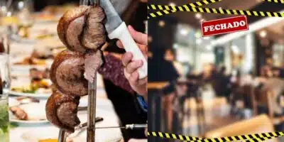 Churrascaria fechada - Montagem: TVFOCO