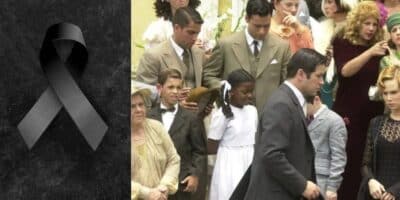 Imagem de luto / Elenco de Chocolate com Pimenta - Montagem: TVFOCO