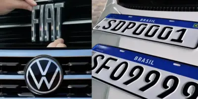Imperdoável: Nova lei das placas entra em vigor e donos de Fiat, Volks e + que não se adaptarem tomarão multa