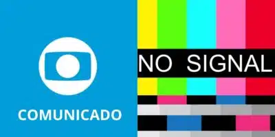 Logo da Globo /  Sem sinal - Montagem TVFOCO