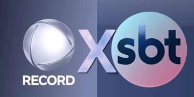 Logo da Record / Logo do SBT - Montagem: TVFOCO