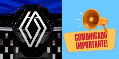 Logo da Renault / Comunicado - Montagem: TVFOCO
