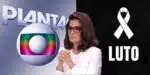Plantão da Globo - LUTO - Renata no Jornal Nacional (Foto: Reprodução, Montagem - TV Foco)