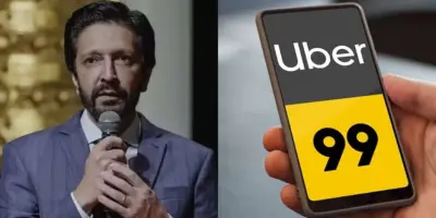 Acabou pra Uber e 99: Decreto de Ricardo Nunes garante gigante dos apps sem tarifa dinâmica para salvar SP