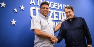 Ronaldo vendeu a SAF do Cruzeiro para o Pedrinho (Reprodução: Gustavo Aleixo/Cruzeiro)