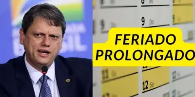 Tarcísio já está sabendo: Feriado PROLONGADO decretado em SP na próxima QUINTA (01/08) faz paulistas vibrarem