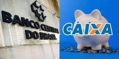 Banco Central / Poupança Caixa (Foto: Montagem TV Foco)