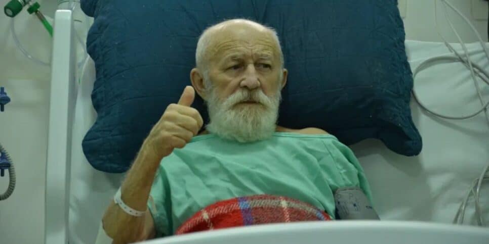 O cantor estava internado há mais de 10 dias (Reprodução: SMS/Campina Grande)