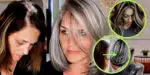 Cortes e mechas que disfarçam os grisalhos (Foto Reprodução/Montagem/Lennita/Tv Foco/Pinterest/CANVA)