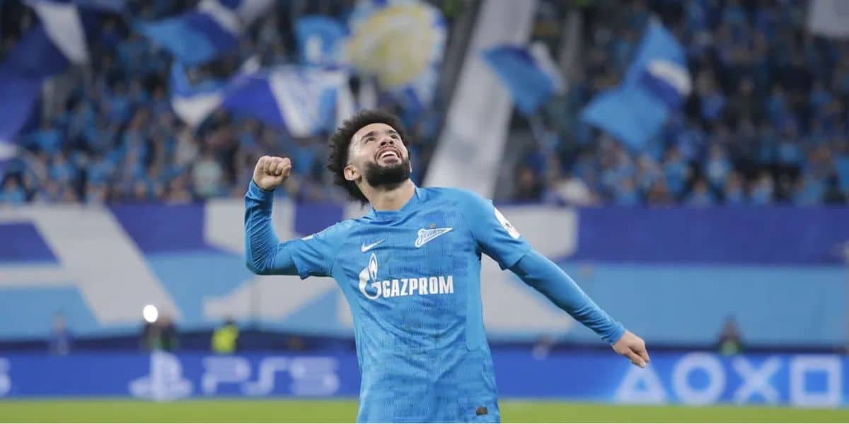 Claudinho é destaque do Zenit (Reprodução: Anton Vaganov/Reuters)