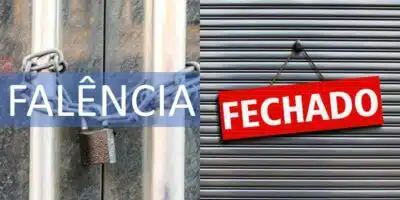 A falência de empresa (Reprodução: Montagem TV Foco)