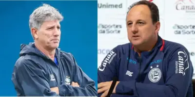 Guerra sem chão: Enquanto Renato Gaúcho ganha R$ 1,2 no Grêmio, esse é o valor que Ceni ganha no Bahia