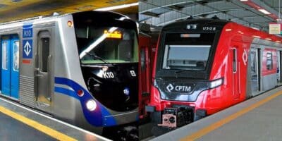 CPTM e o Metrô de São Paulo (Foto Reprodução/Montagem/Tv Foco)