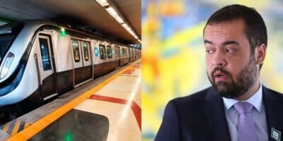 3 viradas do metrô RJ após decreto de Cláudio Castro - Foto: Montagem