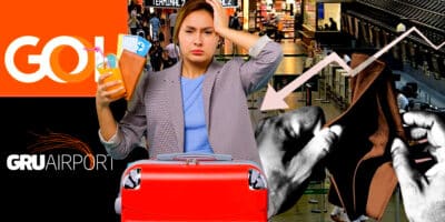 Grande empresa brasileira acaba de pedir pela sua recuperação judicial e vivencia mesmo terror da GOL  (Foto Reprodução/Montagem/Lennita/Tv Foco/Canva/GRU/Gol)