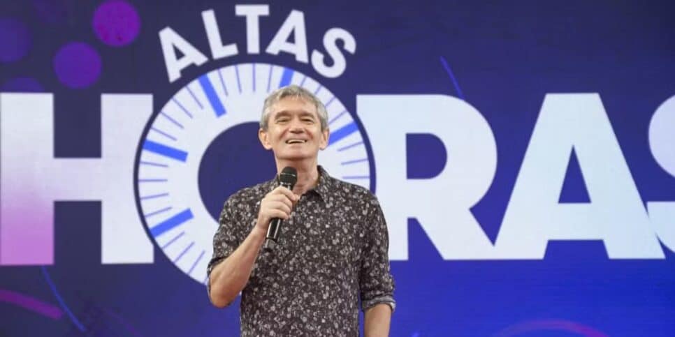 Serginho Groisman, no Altas Horas, da Globo (Foto: TV Globo)